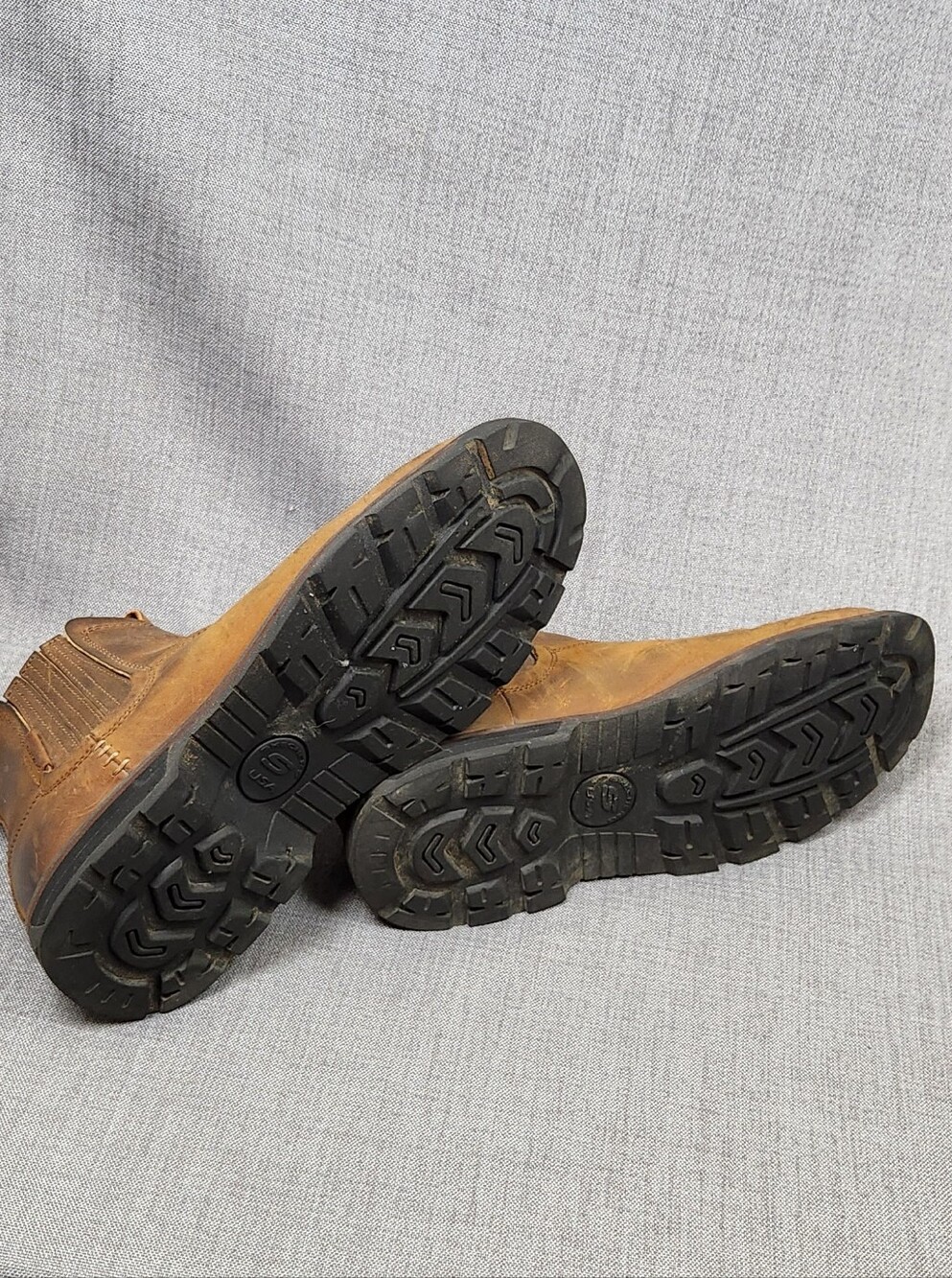 Skechers Brown Leather Chukka Slip-on Boots. Size 11.5 - Picture 8 of 10